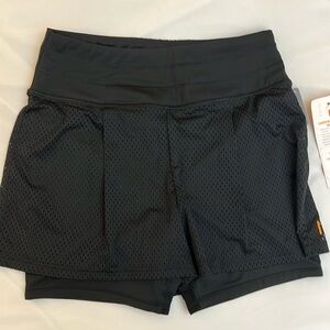 Lucy Women's Black Athletic Shorts